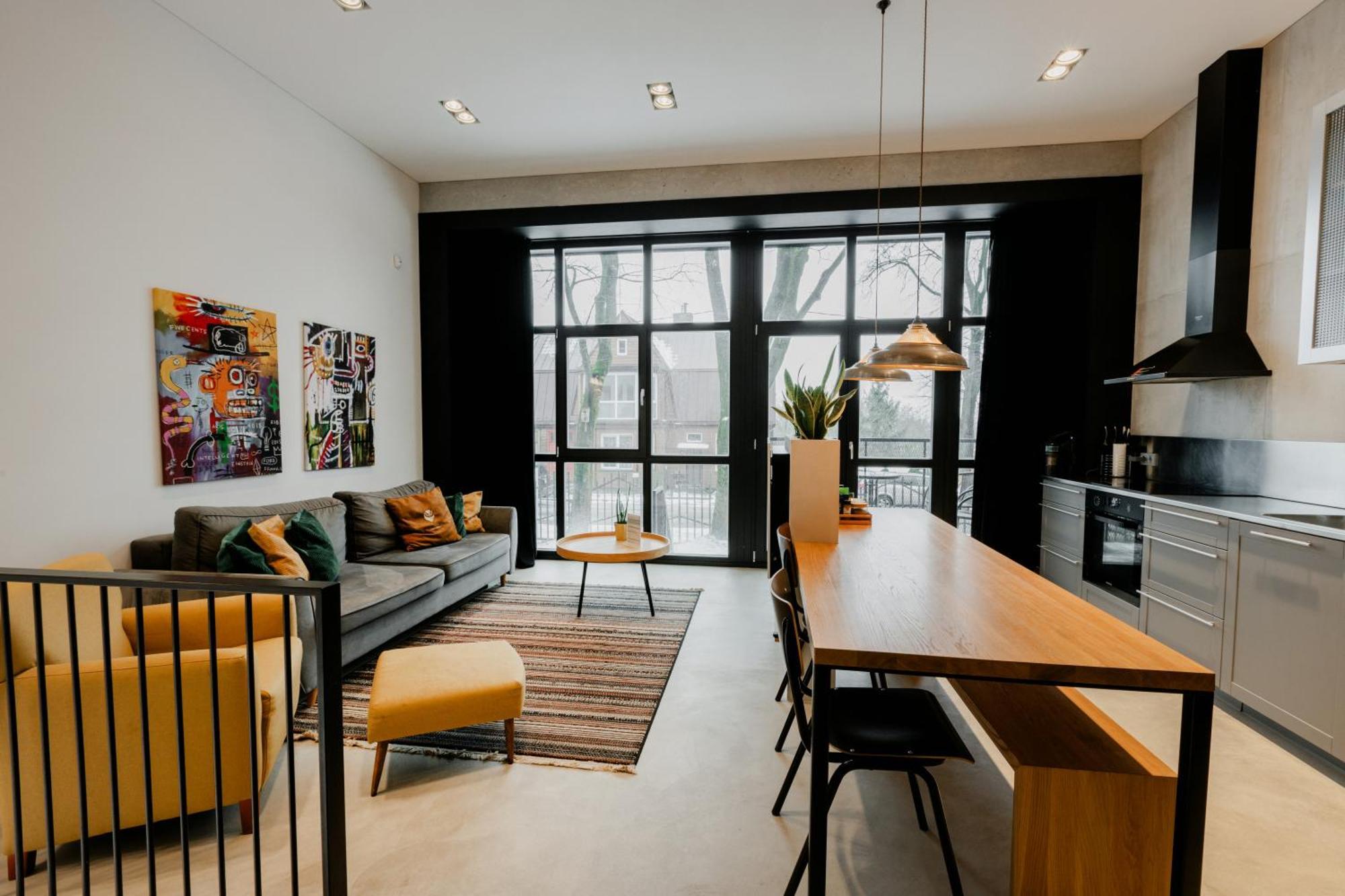 Modern And Spacious Loft Type Apartment 8 With Free Private Parking By "Owl Jazz Apartments" 카우나스 외부 사진
